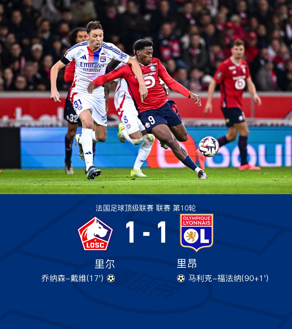 包含里尔主场告捷，排名榜首领先优势扩大的词条